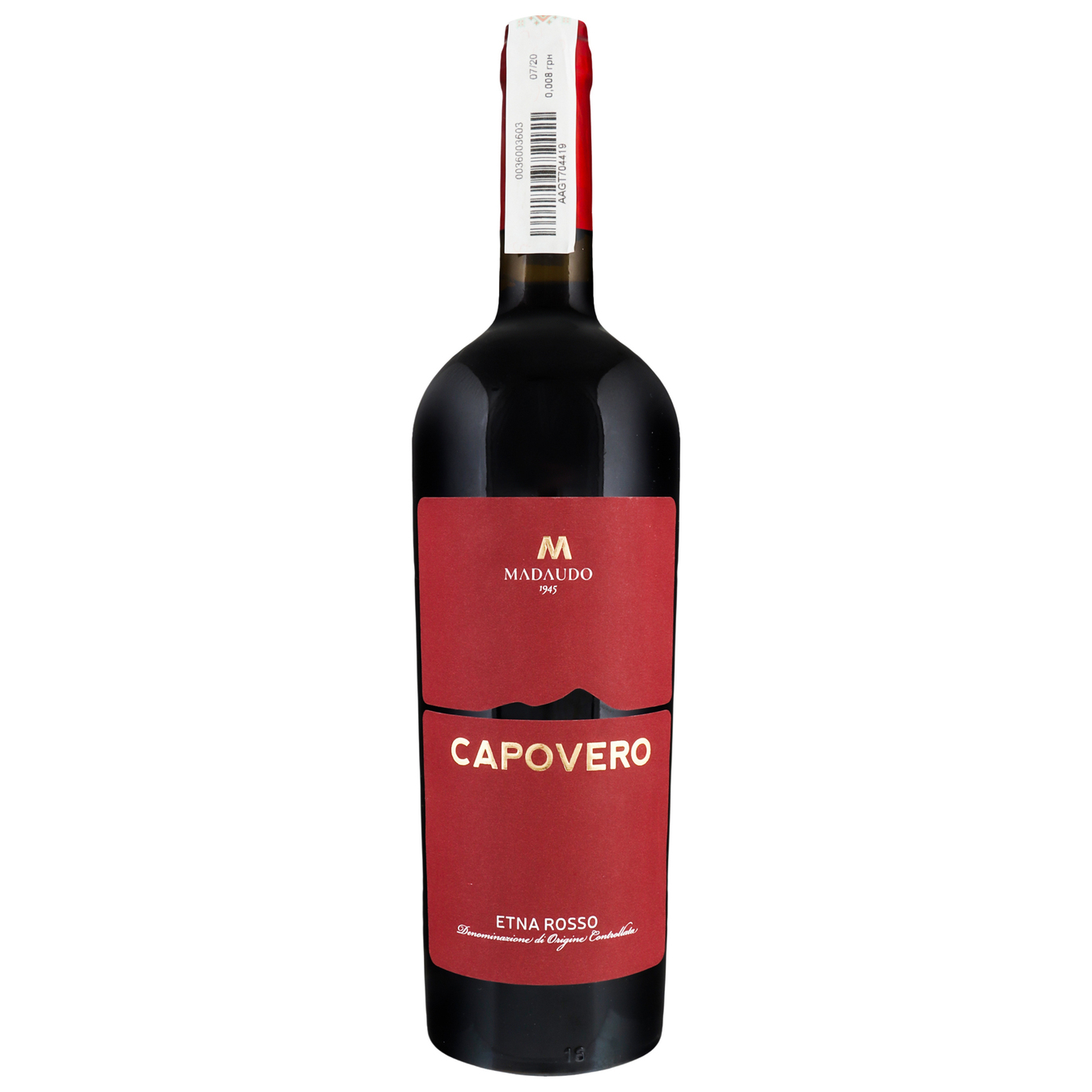 Вино Capovero Etna Rosso червоне сухе 13% 0,75л