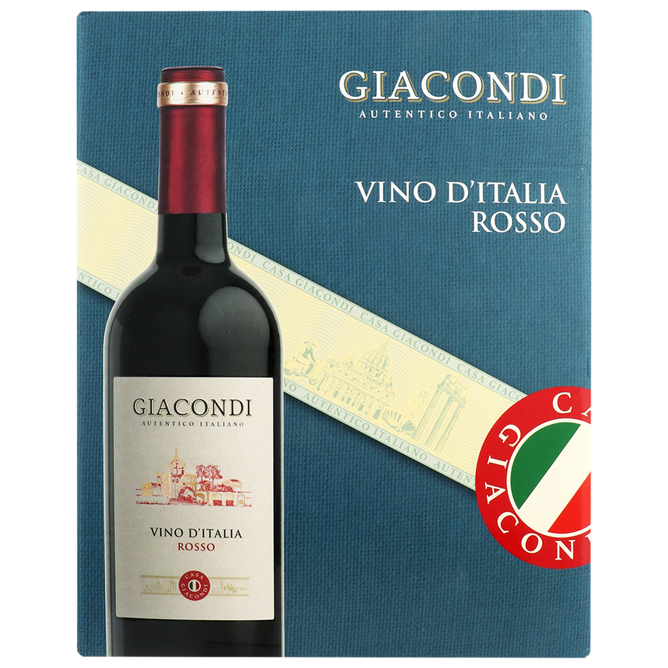 Вино Giacondi червоне сухе 12% 3л