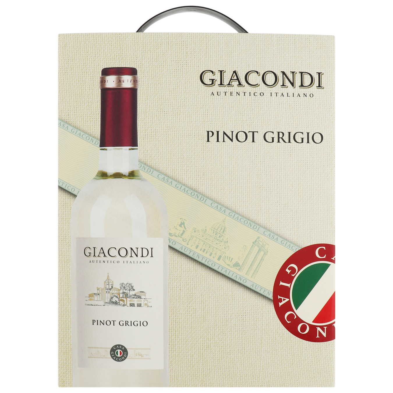 Вино Giacondi Pinot Grigio біле напівсухе 12% 3л