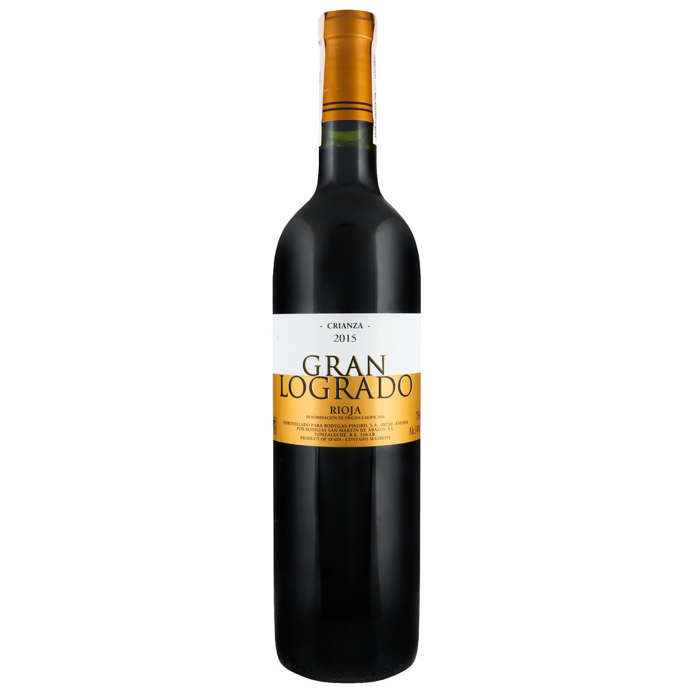 Вино Gran Logrado червоне сухе 14% 0,75л