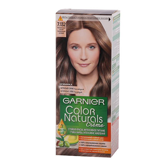 Крем-фарба для волосся Garnier Color Naturals №7 132 Натуральний русявий