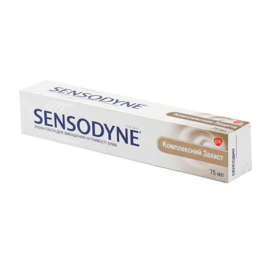 Зубна паста Sensodyne комплексний захист з фтором та вітамінами 75мл