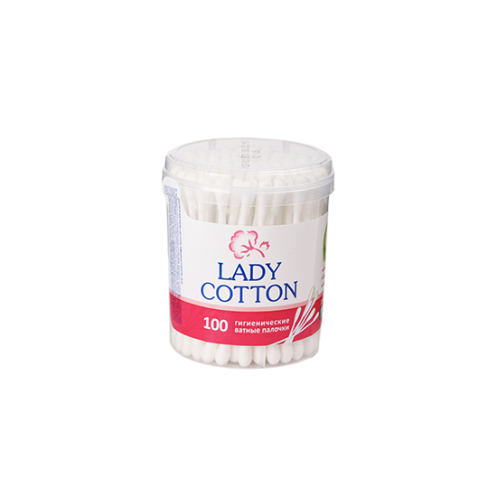 Палички ватні Lady Cotton в банці 100шт