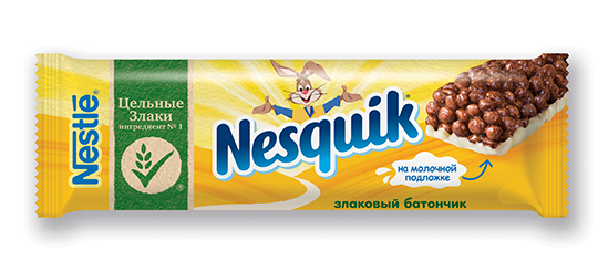 Батончик Nestle Nesquik з цільними злаками какао та вітаміном Д 25г