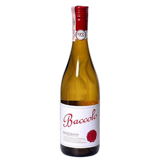 Вино Baccolo Bianco Veneto IGT біле напівсухе 12,5% 0,75л