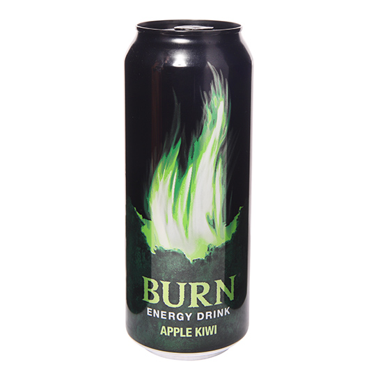 Напій Burn Яблуко та Ківі безалкогольний енергетичний 500мл