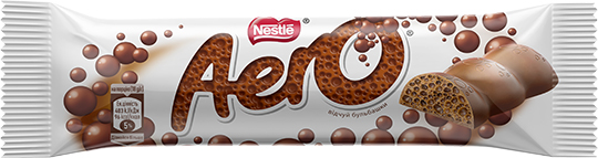 Батончик Nestle Aero шоколадний молочний пористий 30г
