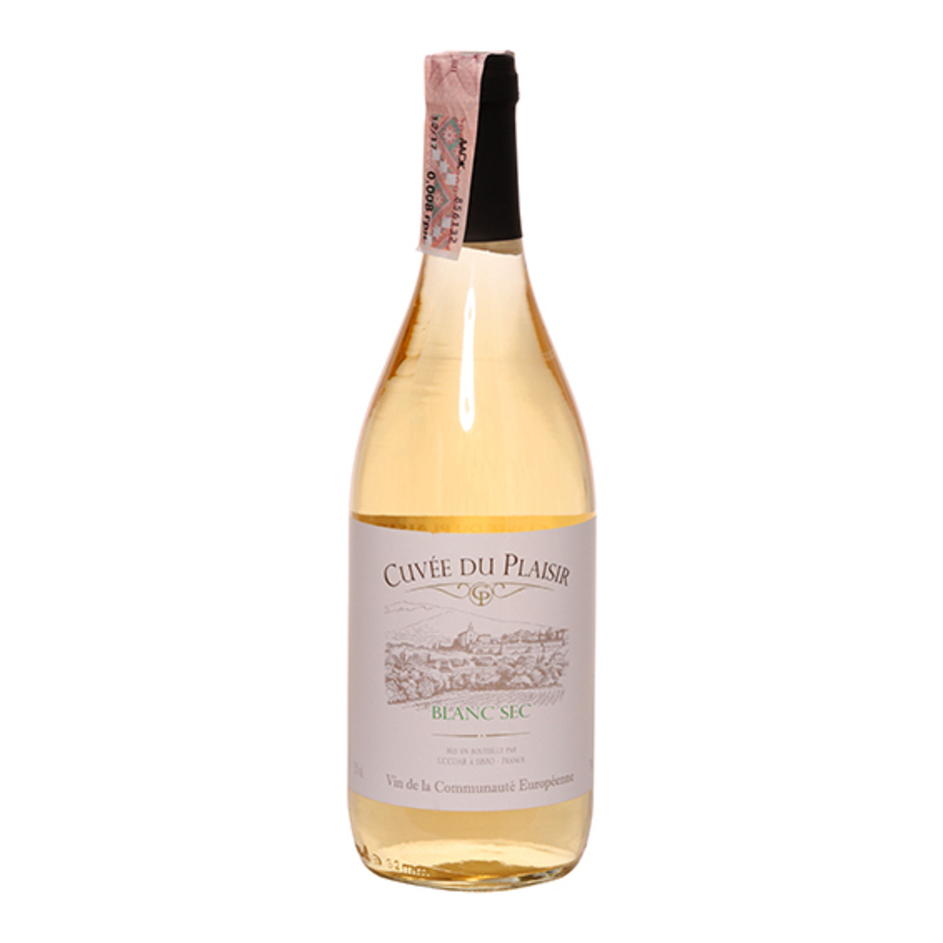 Вино Cuvee Du Plaisir Blanc Sec біле сухе 11% 0,75л