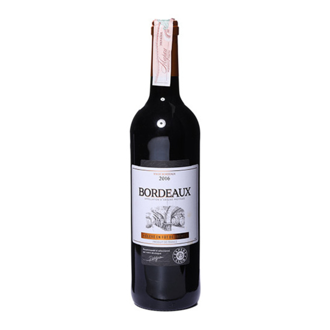 Вино Expert Club Eleve en Futs de Chene Bordeaux червоне сухе 12,5% 0,75л