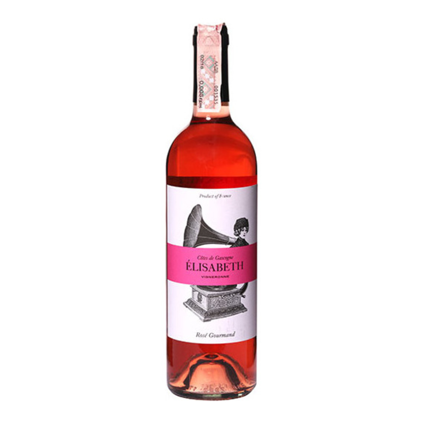 Вино Elisabeth Rose Gourmand Cotes de Gascogne рожеве сухе 11,5% 0,75л