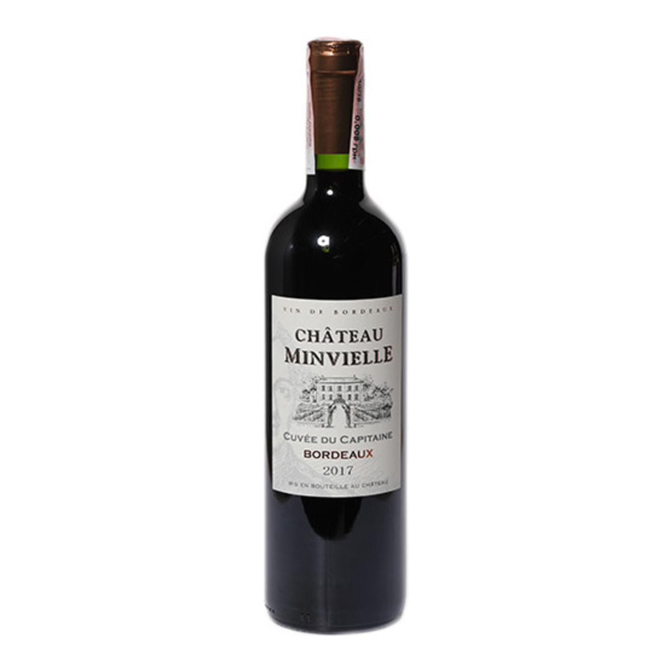 Вино Chateau Minvielle Cuvee du Capitaine Bordeaux біле сухе 12,5% 0,75л