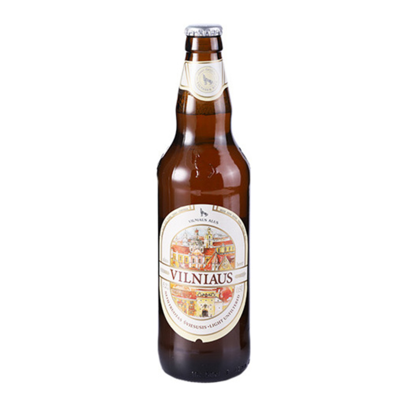 Пиво Vilniaus Alus світле нефільтроване 5,2% 0,5л