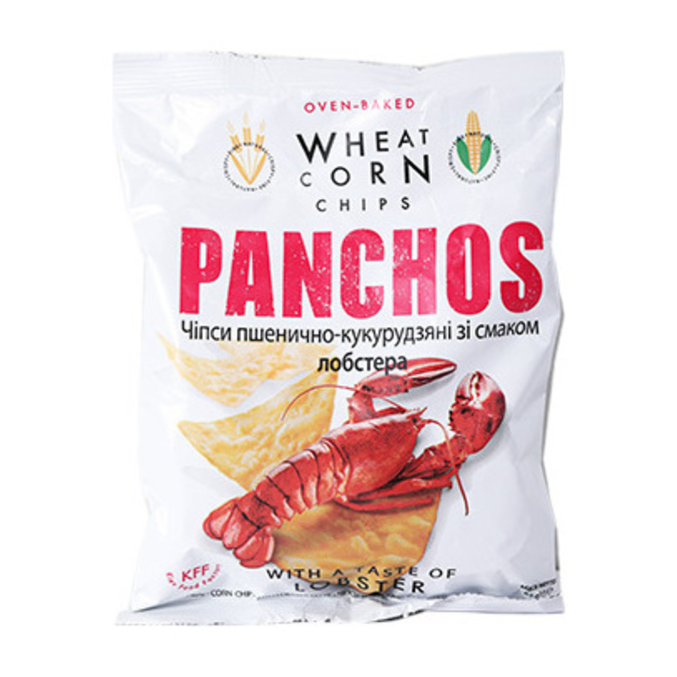 Чіпси Panchos пшенично-кукурудзяні зі смаком лобстера 82г