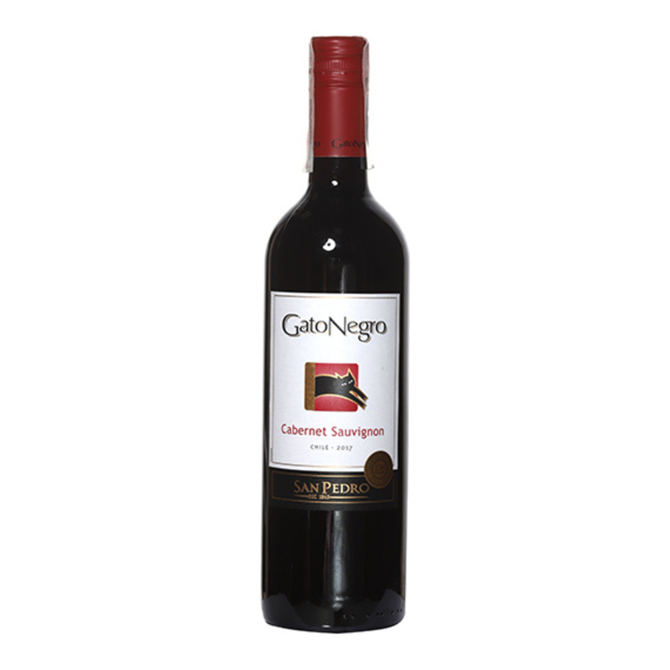 Вино Gato Negro Каберне Совіньйон червоне сухе 13% 0,75л