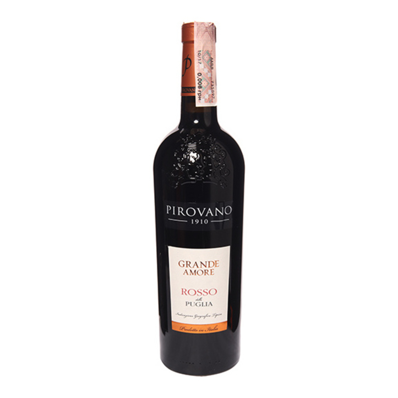 Вино Pirovano Grande Amore Rosso Puglia IGT червоне сухе 14% 0,75л
