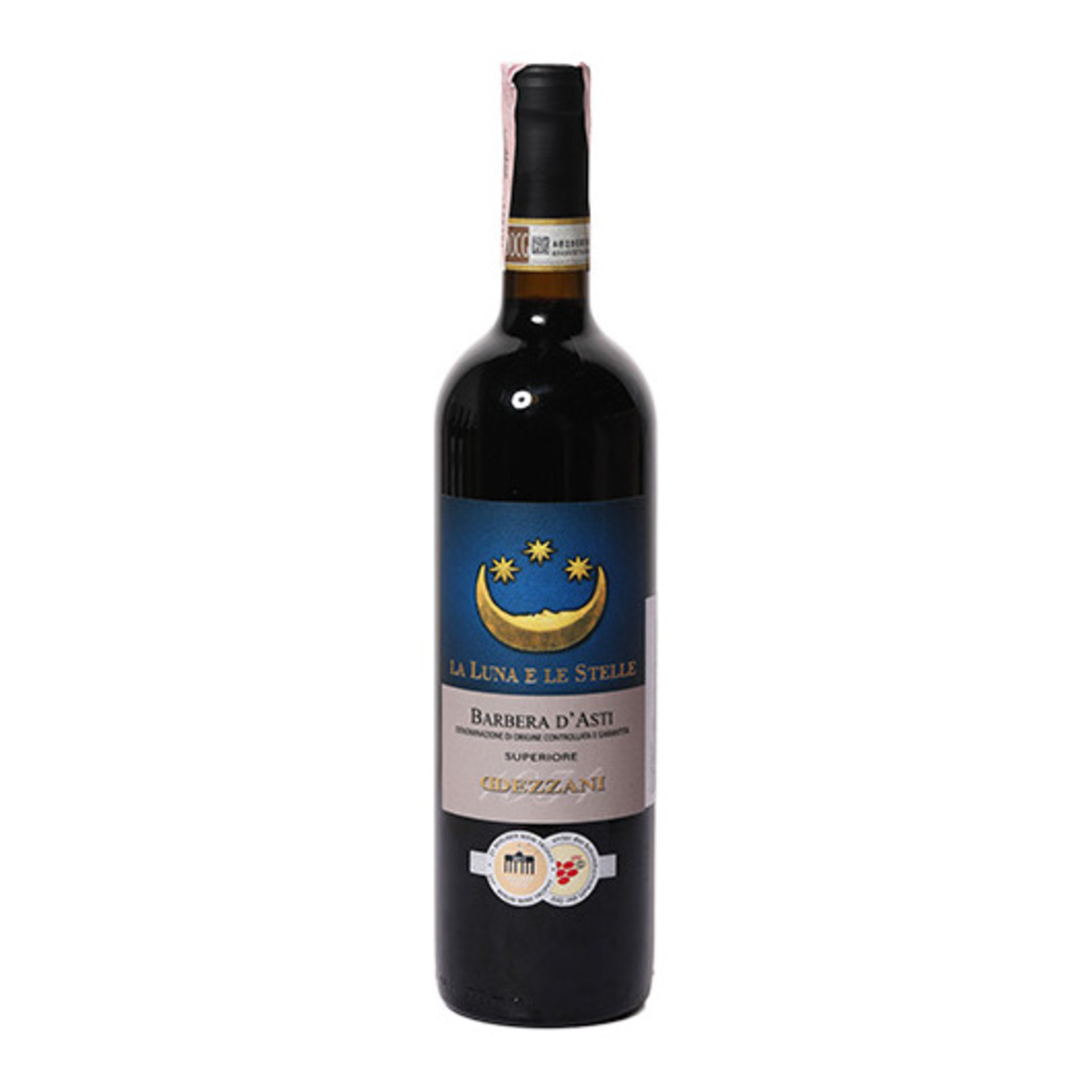 Вино Dezzani La Luna e Le Stelle Barbera d'Asti червоне сухе 14% 0,75л