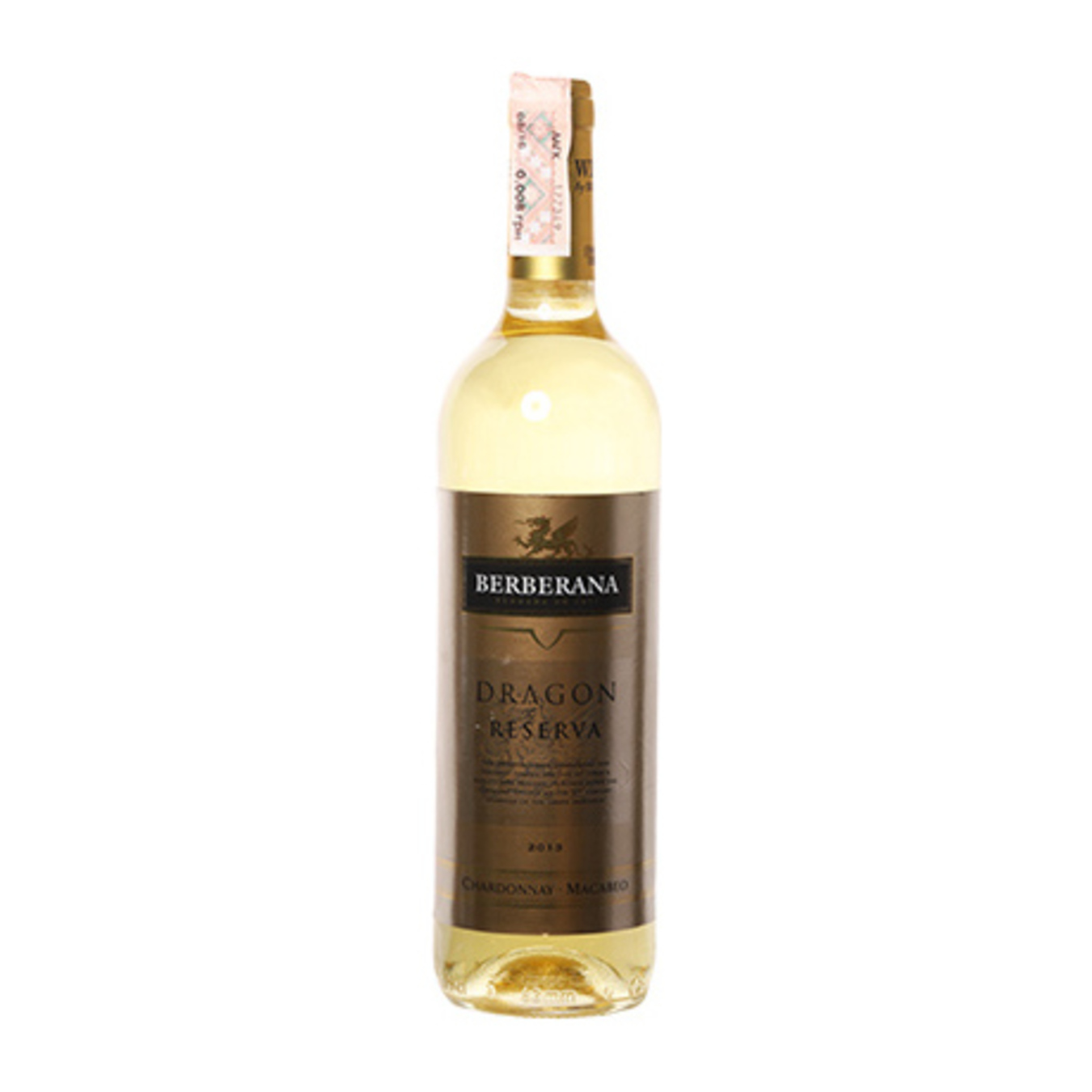 Вино Berberana Dragon Reserva Chardonnay-Macabeo біле сухе 12% 0,75л