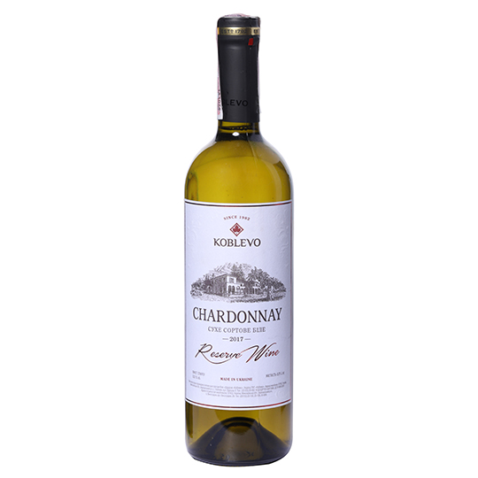 Вино Коблево Reserve Шардоне біле сухе 14% 0,75л