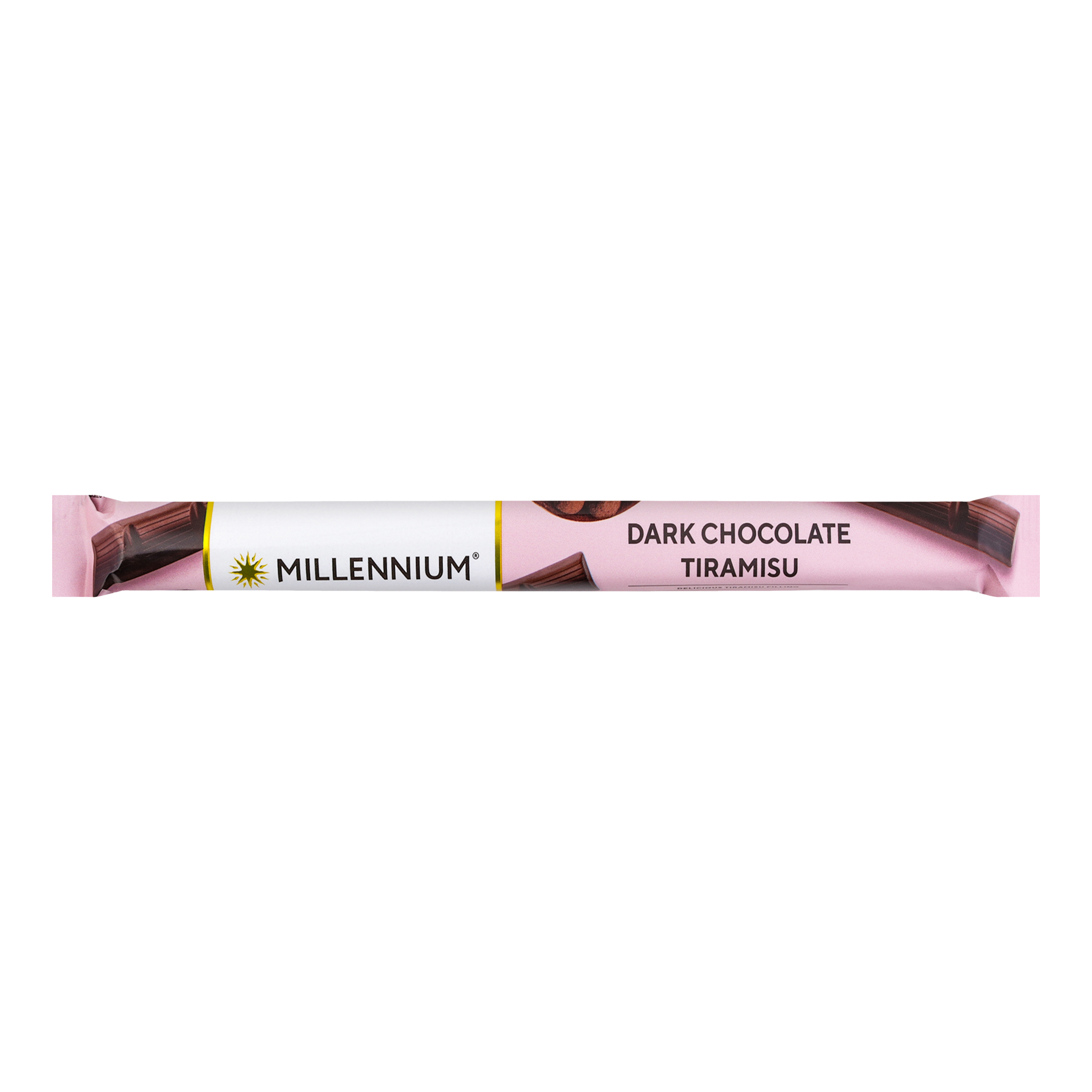 Шоколад Millennium чорний з начинкою тірамісу 38г