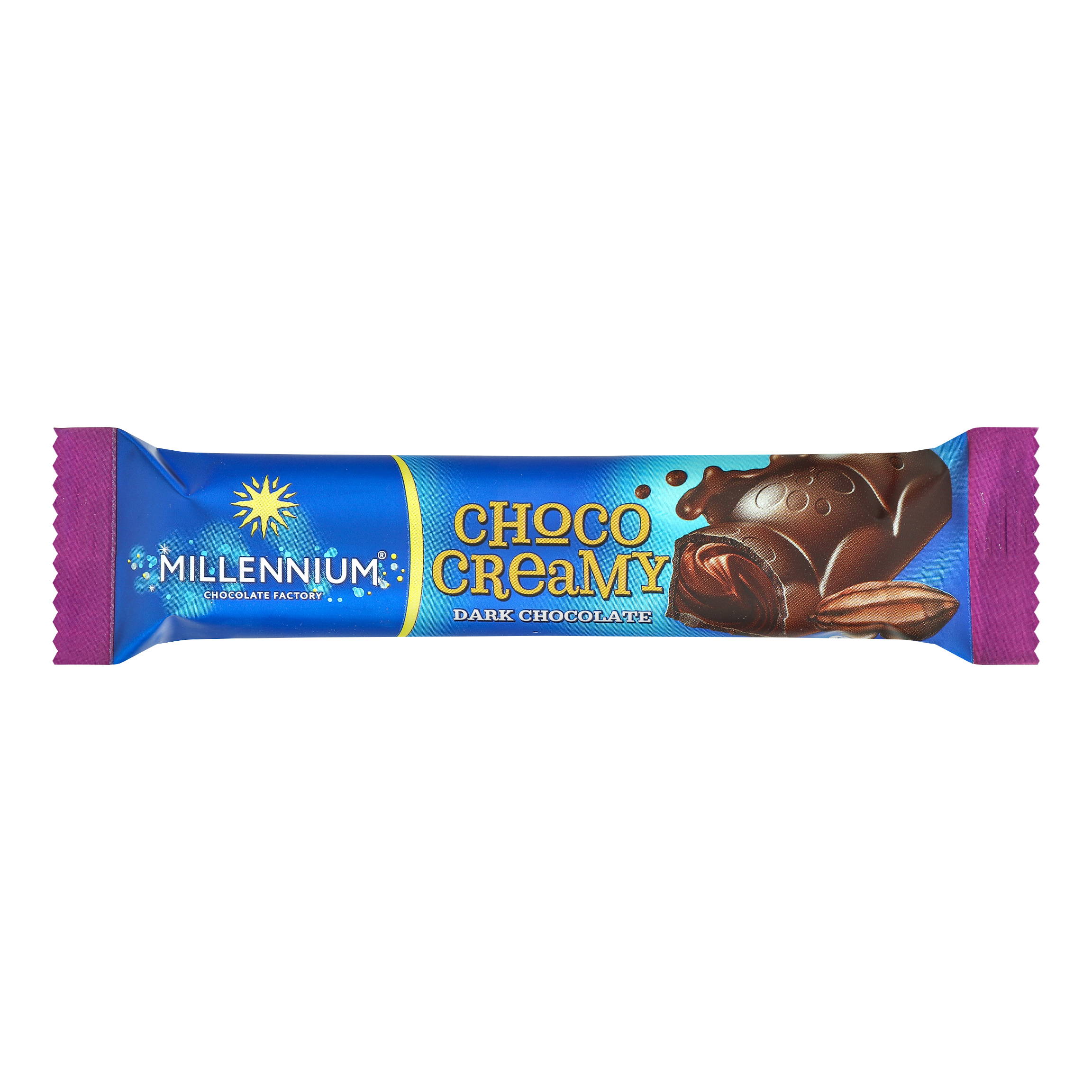 Шоколад Millennium Choco Creamy чорний з начинкою 38г