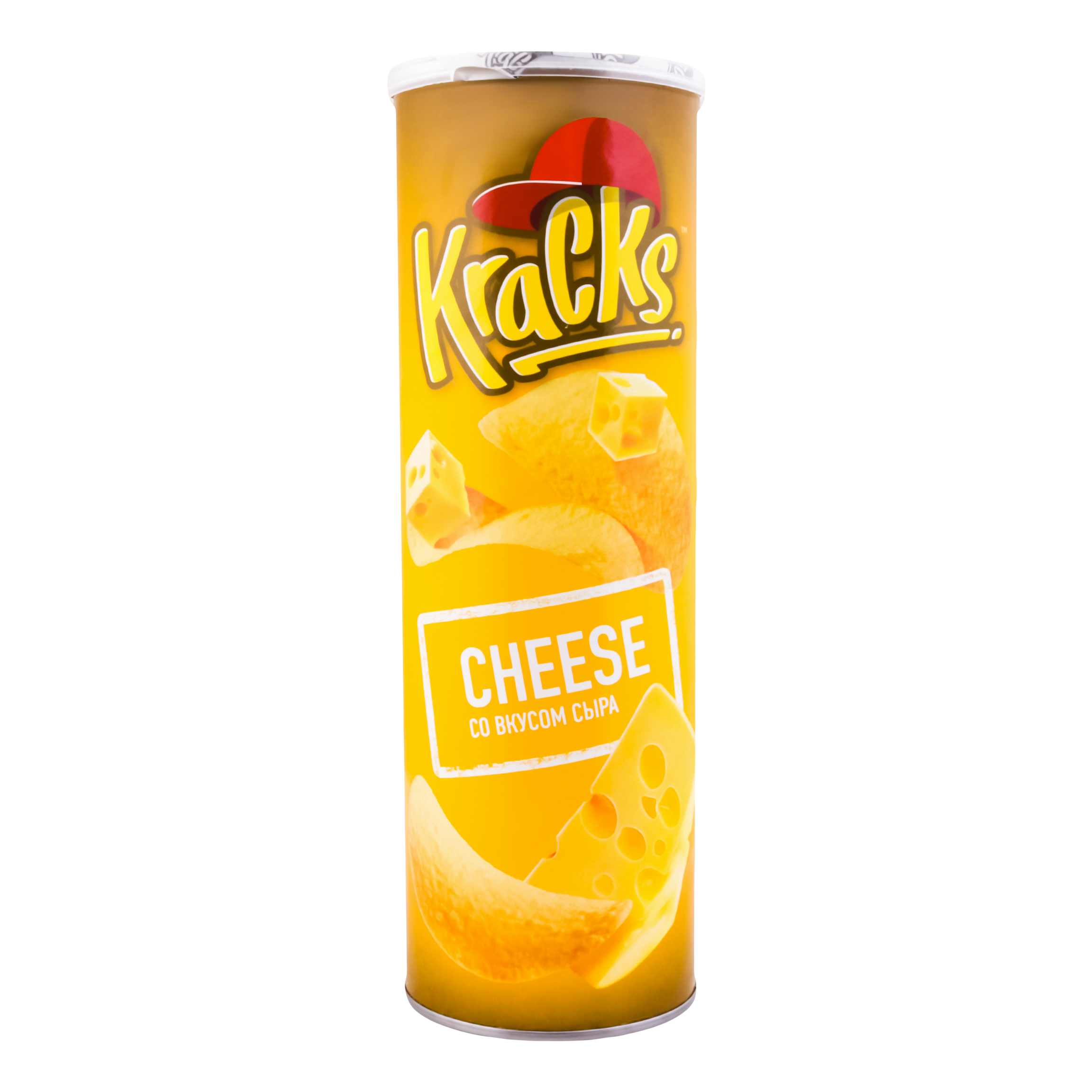 Чіпси Kracks картопляні зі смаком сиру 160г