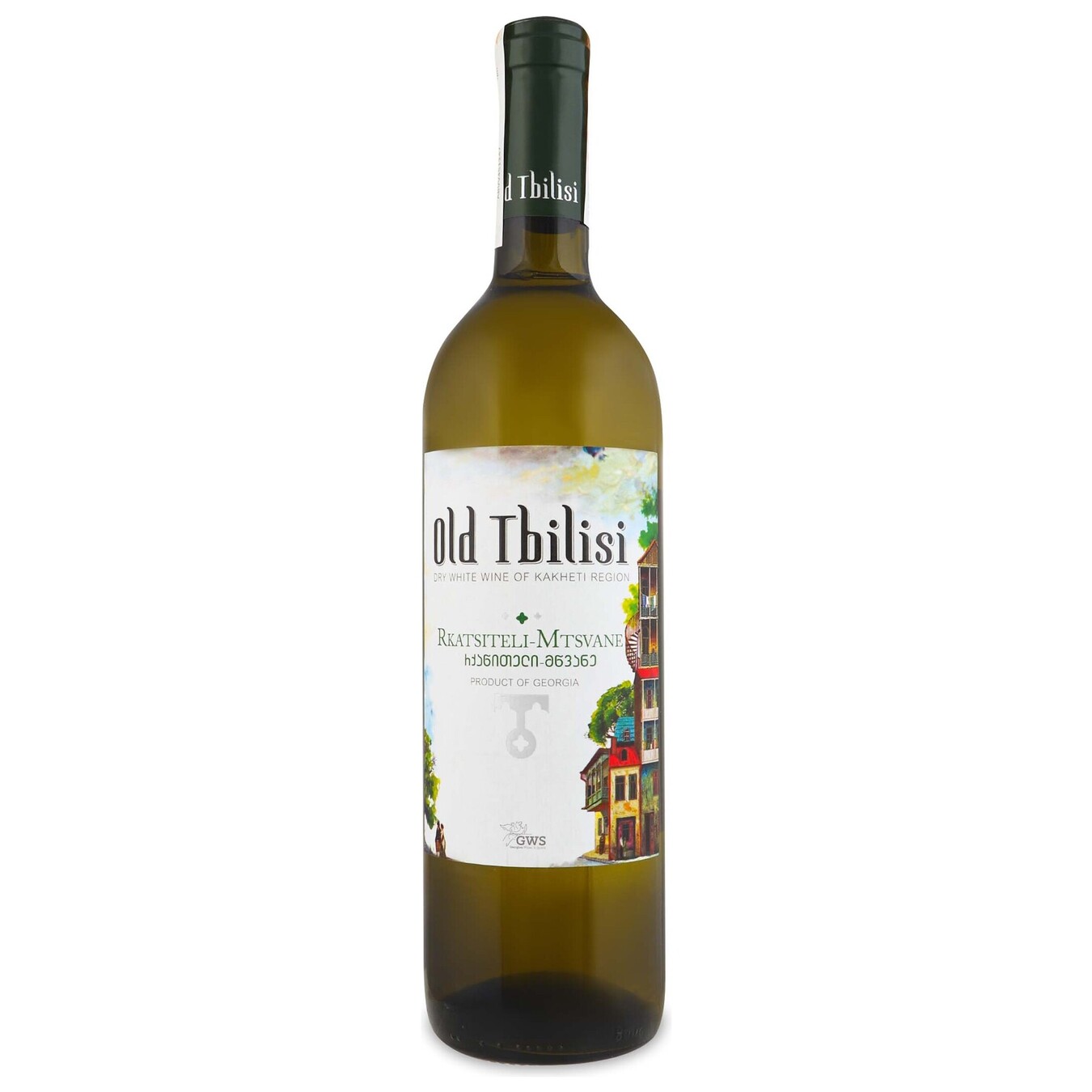 Вино GWS Старий Тбілісі Ркацителі-Мцване біле сухе 12% 0,75л