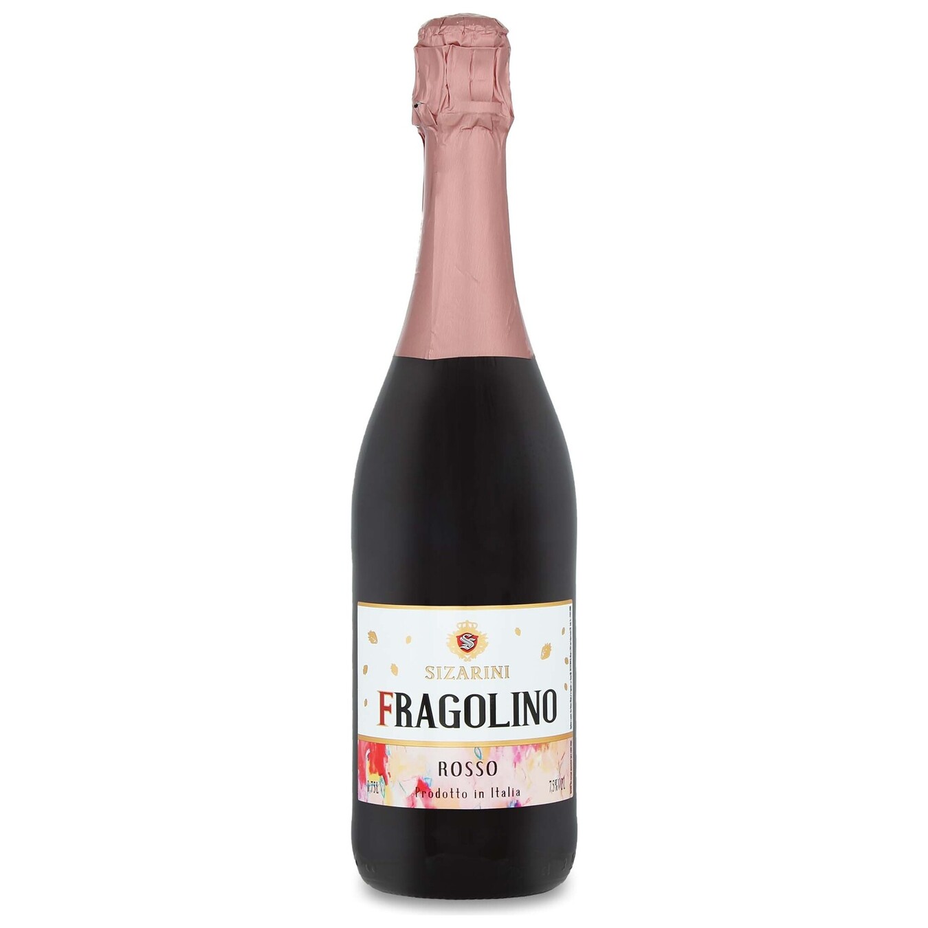Винний напій ігристий Sizarini Fragolino Rosso Dolce 7,5% 0,75л