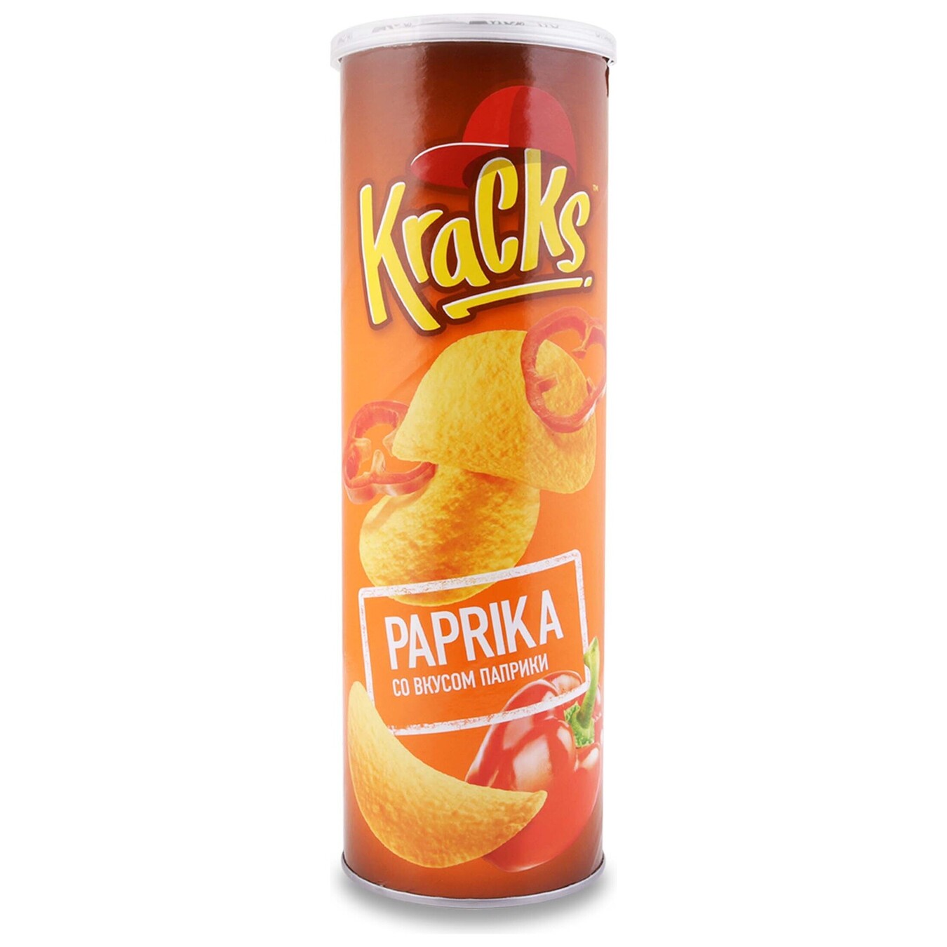 Чіпси Kracks картопляні зі смаком паприки 160г