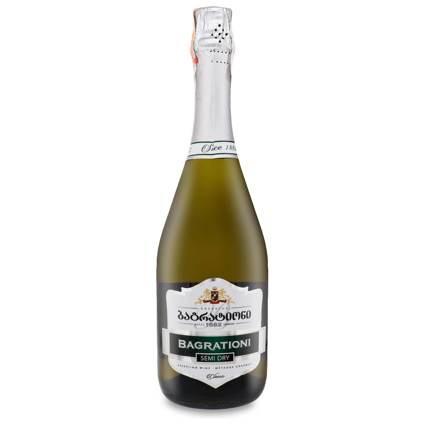 Вино ігристе Bagrationi Semi Dry White 12% 0,75л