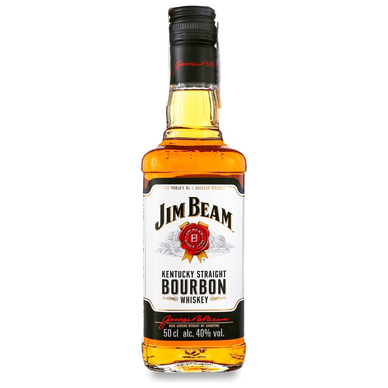Віскі Jim Beam White Bourbon 40% 0,5л