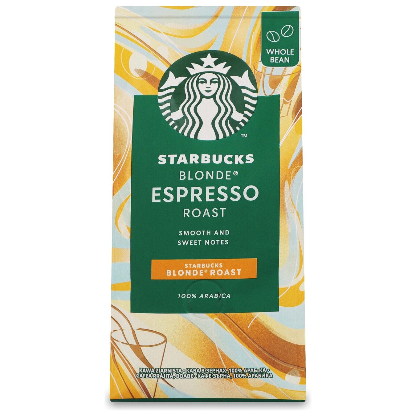 Кава Starbucks Espresso Blonde зернова 200г