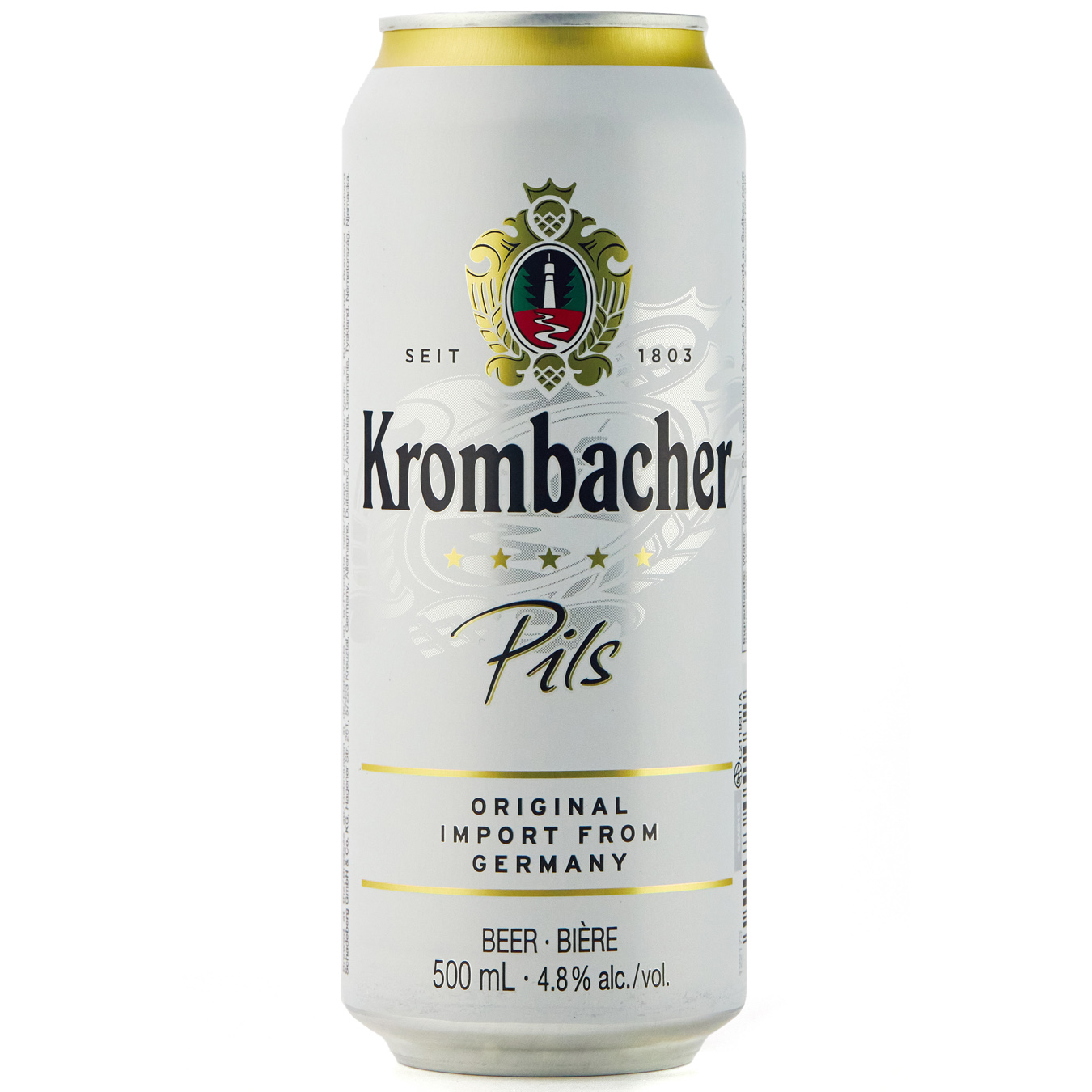 Пиво Krombacher Pils світле 4.8% 0.5л