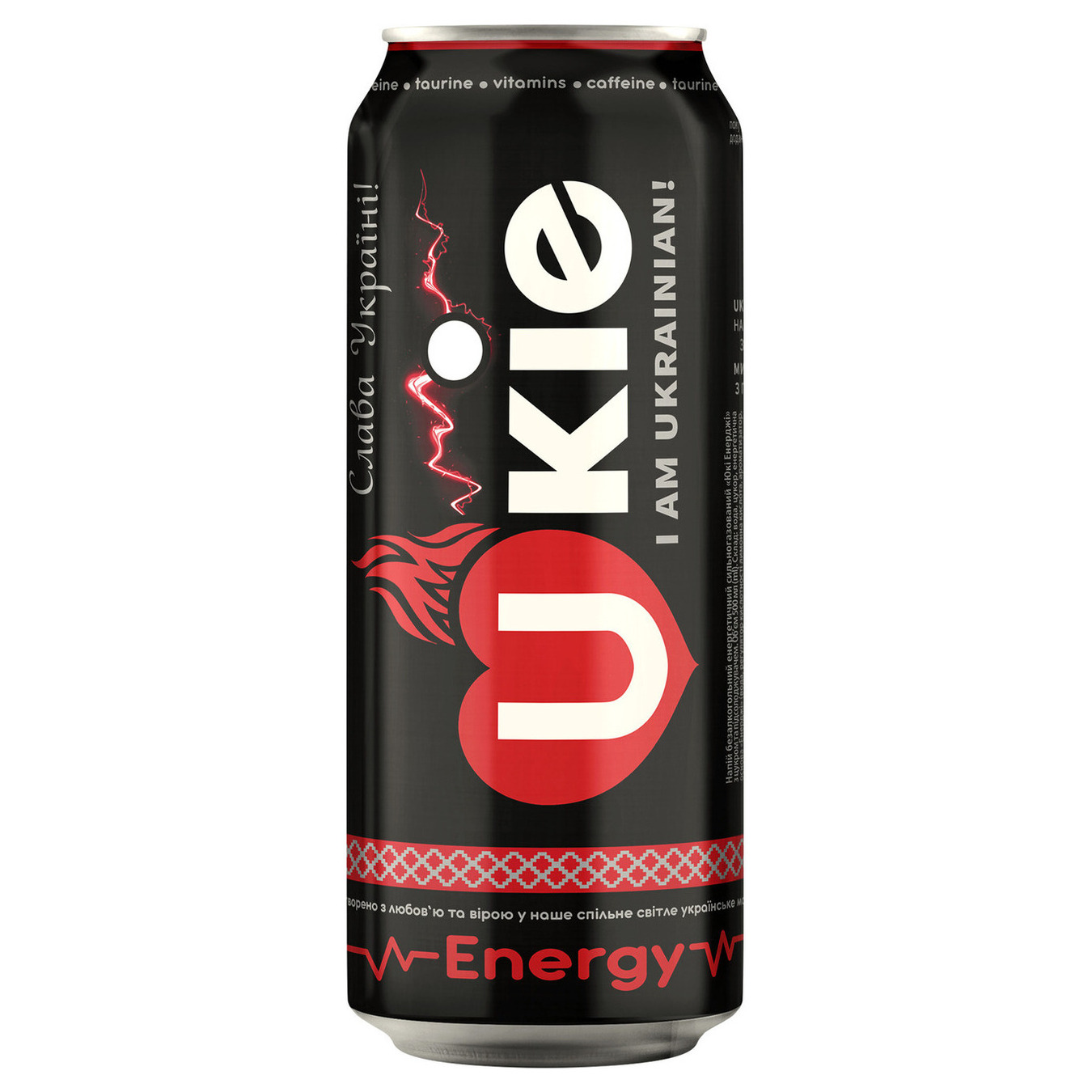 Напій енергетичний Ukie Energy безалкогольний сильногазований 500мл