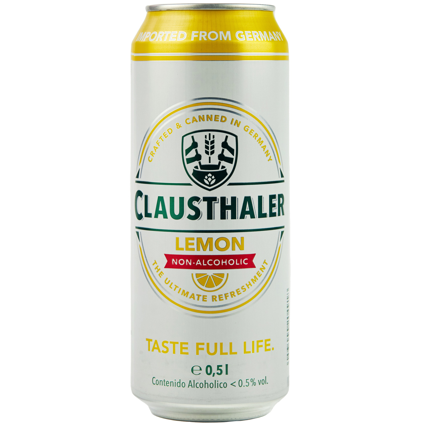 Пиво б/а Clausthaler Lemon 0,5% 0,5л