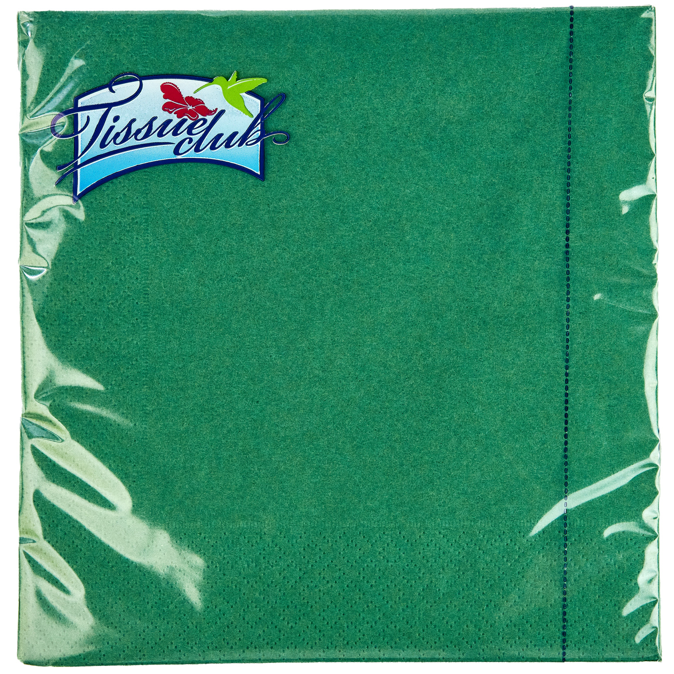 Серветки паперові Tissueclub зелені 33х33см 3шар 20 шт
