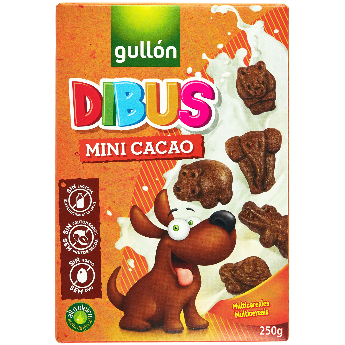 Печиво Gullon Дібус міні какао без лактози 250г