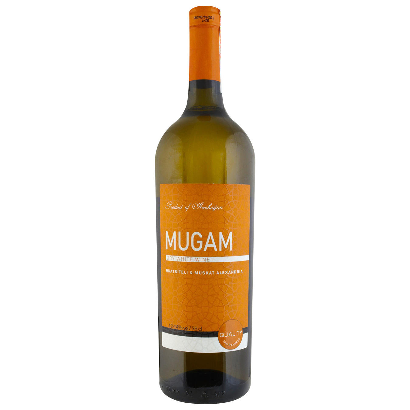 Вино Mugam Rkatsiteli&Muskat Alexandria біле сухе 12-14% 0.75л