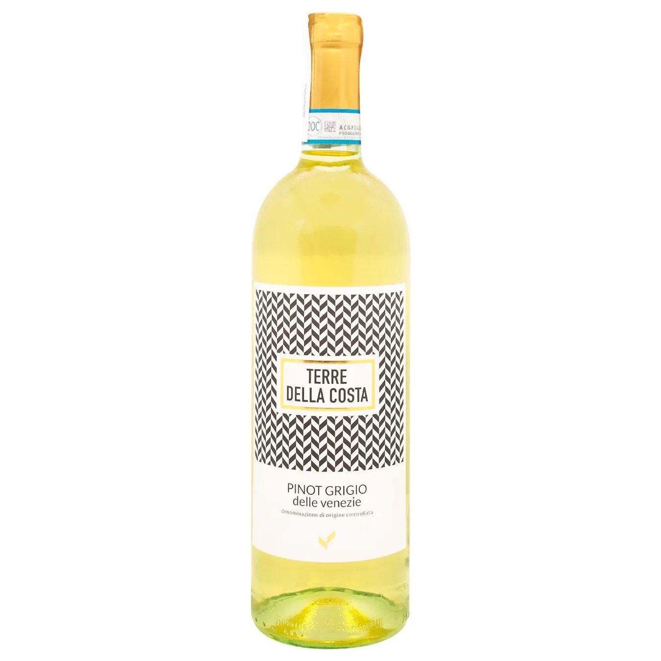 Вино Terre Della Costa Піно Гріджіо біле сухе 12% 0,75л