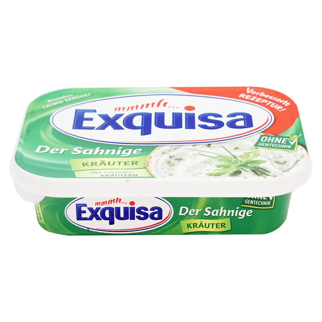 Сир Exquisa вершковий м'який з травами 66% 200г