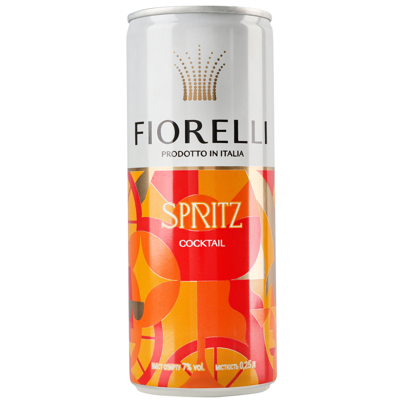 Напій винний Fiorelli Spritz червоний солодкий 7% 0,25л