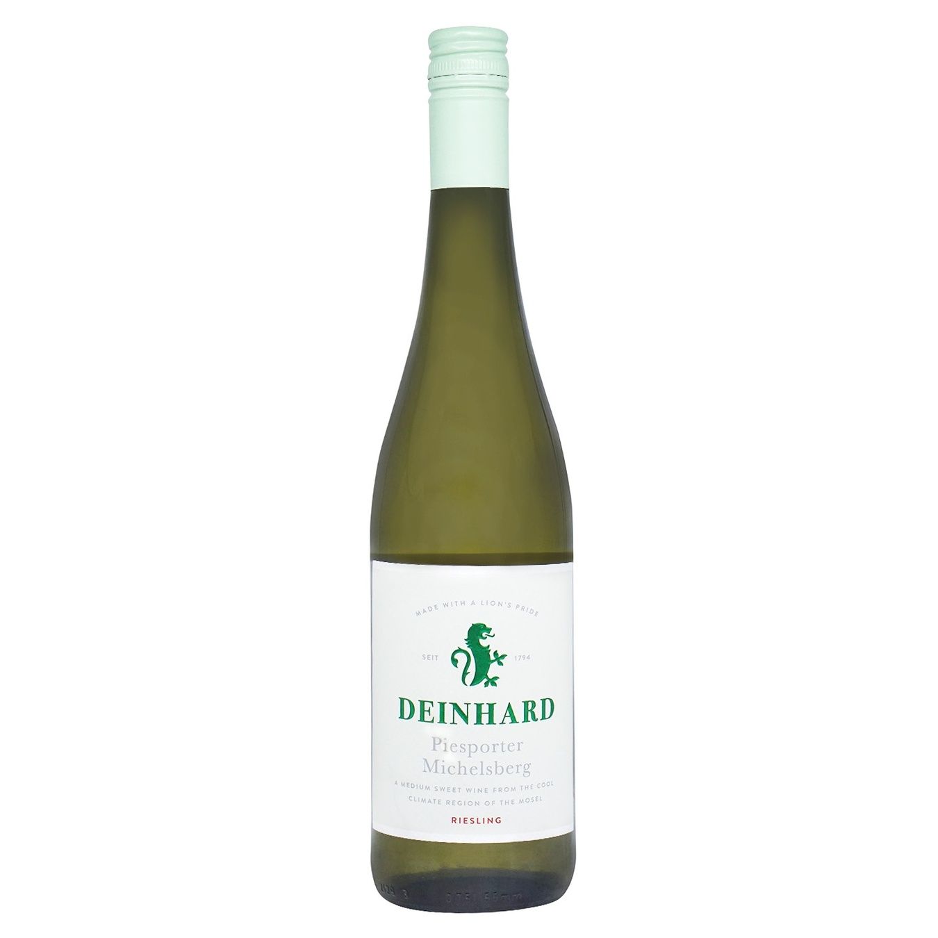 Вино Deinhard Piesporter Michelsberg Riesling біле сухе 9,5%0,75л