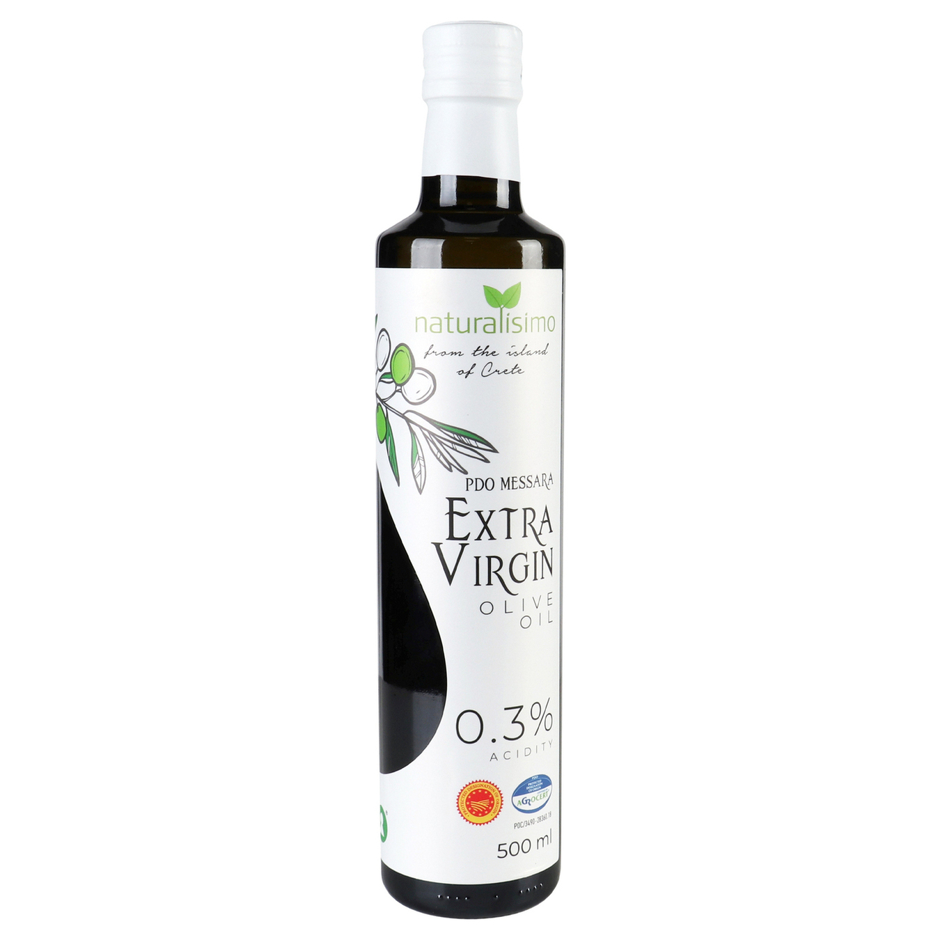 Олія оливкова першого віджиму Naturalisimo (0.3%) 0,5л