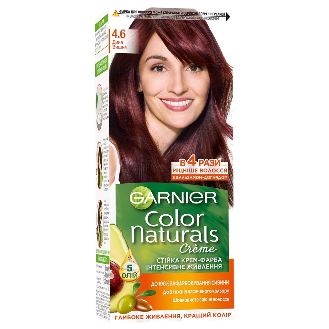 Фарба для волосся Garnier Color Naturals 4.6 Дика вишня