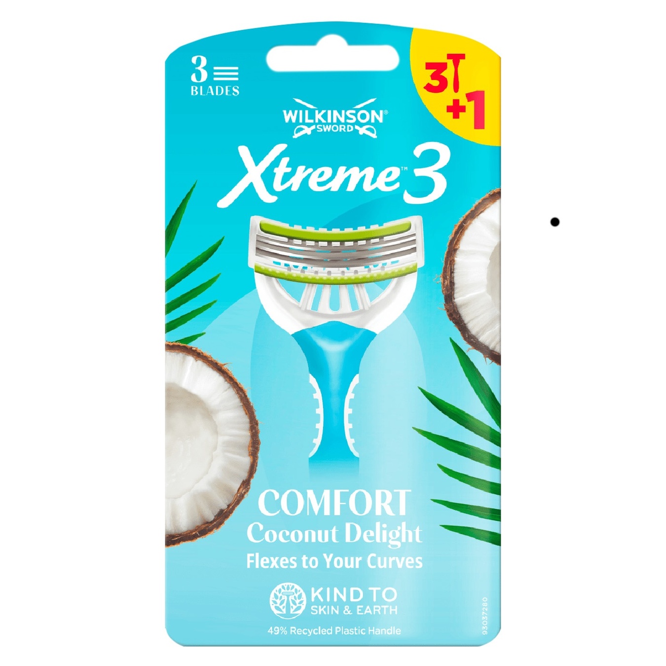 Бритва WS Xtreme3 Coconut Delight 3+1шт