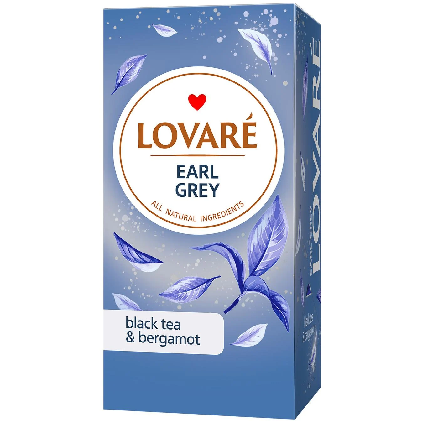 Чай чорний Lovare Bergamot кенійський з ароматом бергамоту 24шт 2г