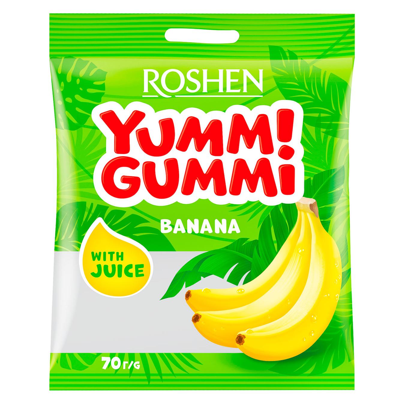 Цукерки желейні Roshen Gummi Banana Land 70г