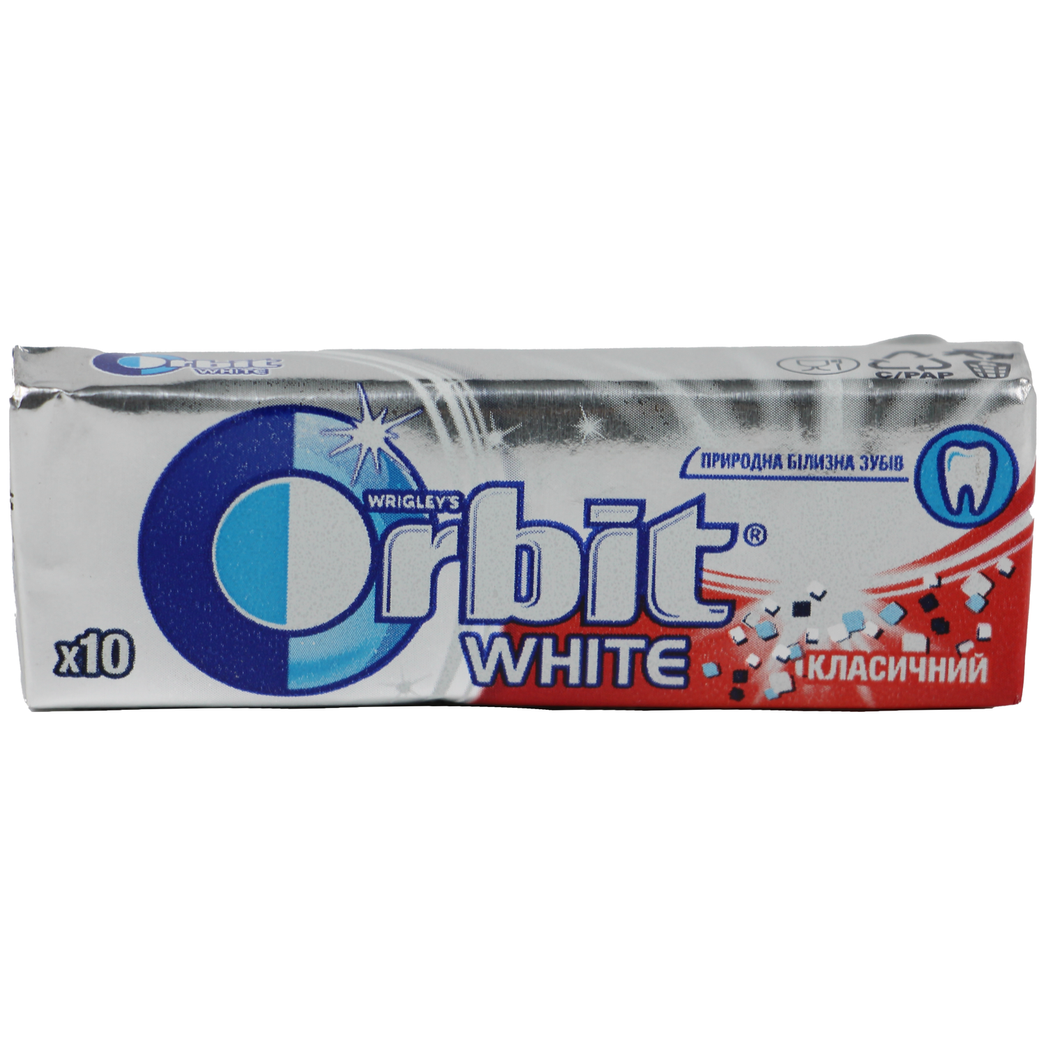 Жевательная резинка Orbit White Классический с мятным вкусом 14г