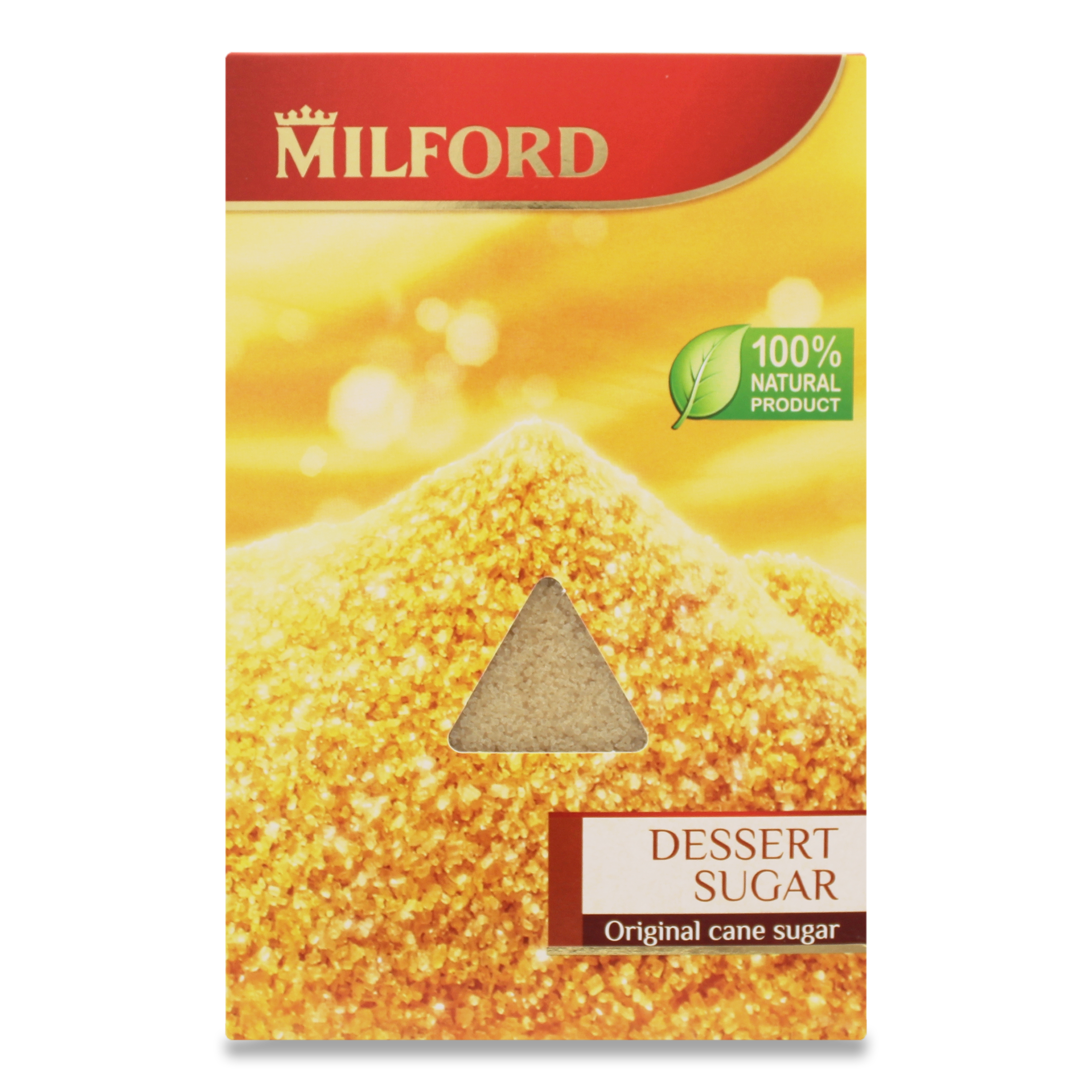 Цукор Milford десертний тростинний 500г