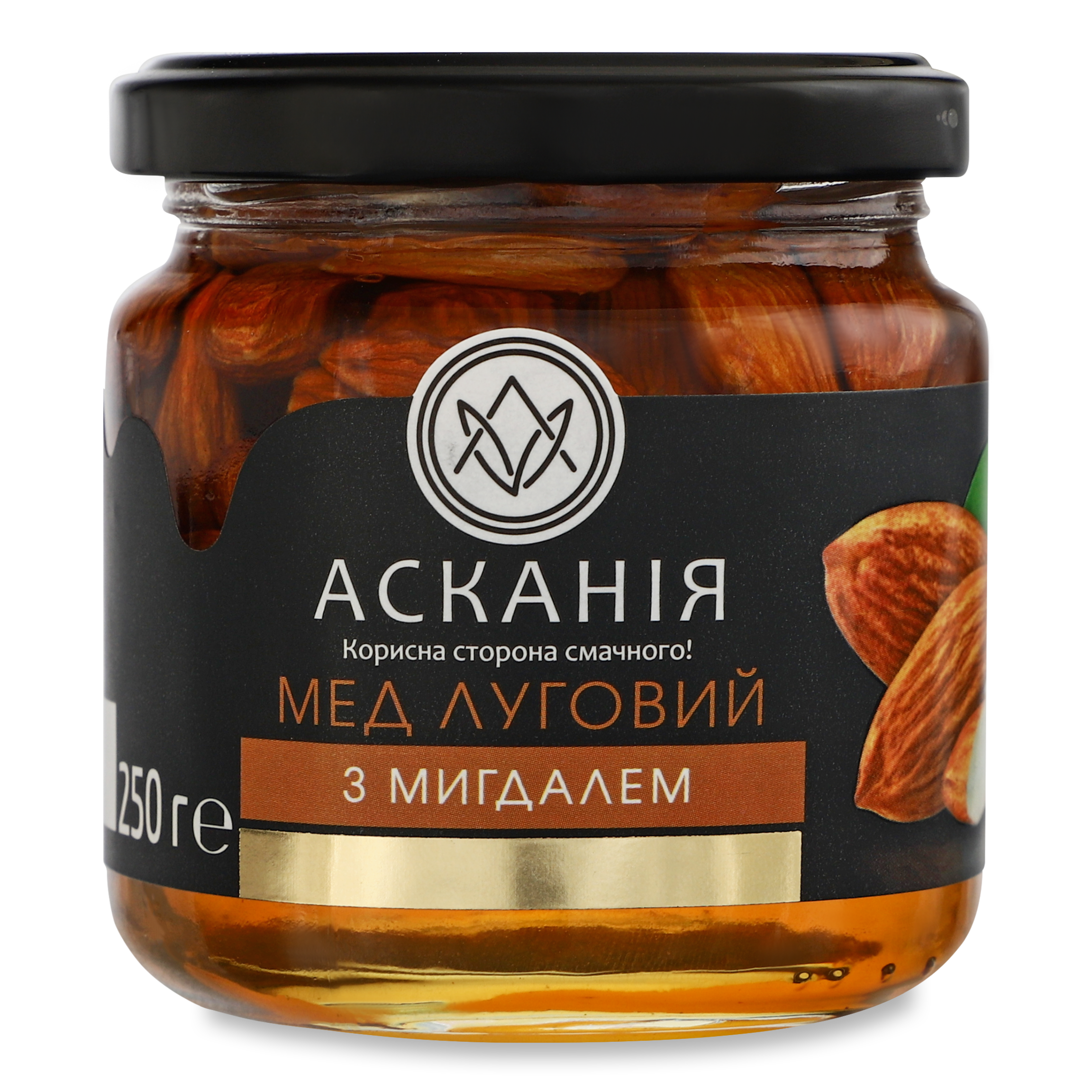 Askania Meadow Honey with Almonds 250g