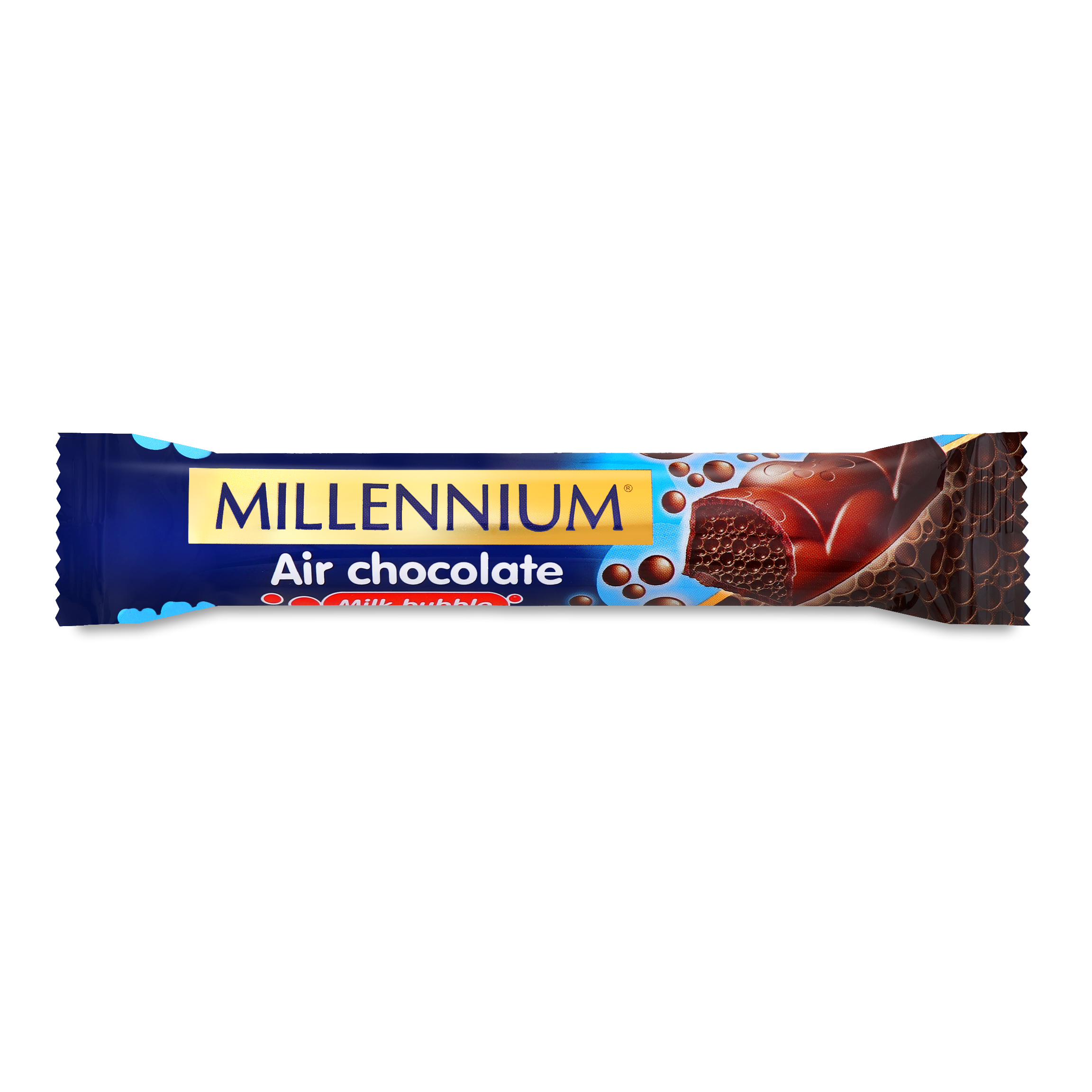 Шоколад Millennium молочный пористый 32г